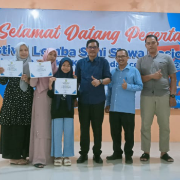 Meraih 2 Juara FLS2N : Cabang Lomba Kriya Anyaman dan Kreati