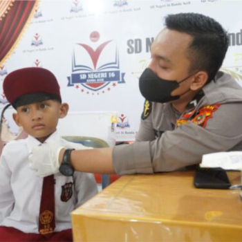 Gugus Bungong Seulanga Laksanakan Vaksinasi bagi Siswa Sekol