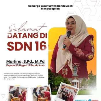 Sertijab: Kepala Sekolah di SD Negeri 16 Banda Aceh