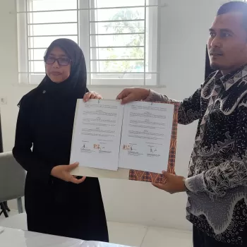 Prodi MPI UIN Ar-Raniry Teken MoA dengan SDN 16 Banda Aceh: 